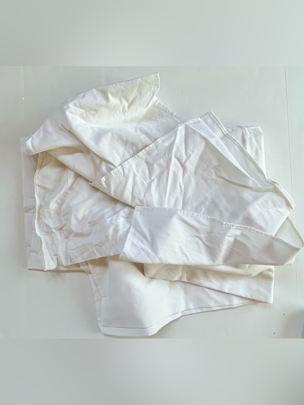 6x9 White canvas Photo Booth backdrop.